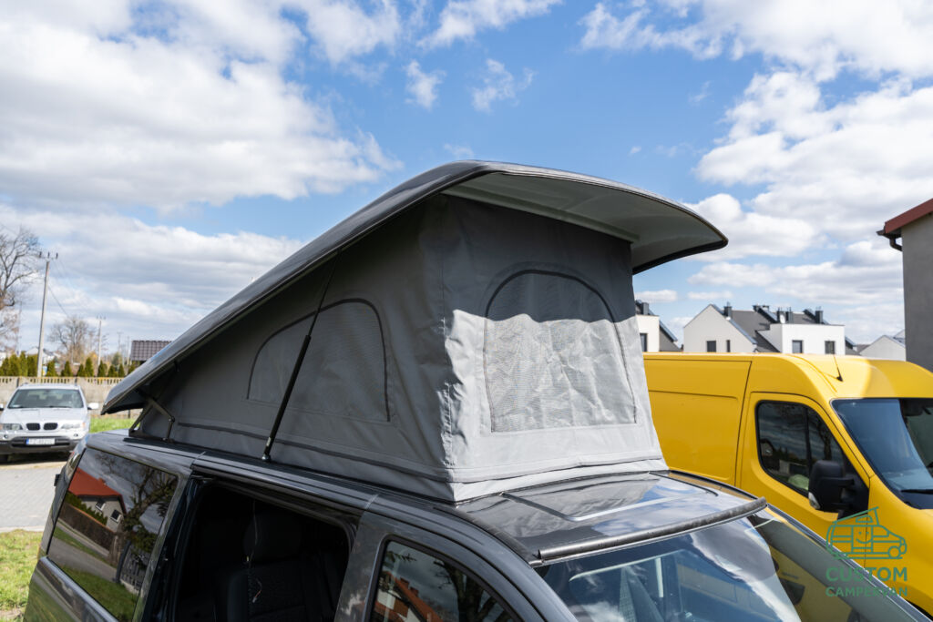 podnoszony dach sypialny, dach sypialny, camproof, podnoszony dach do Mercedesa Vito, namiot skyopen