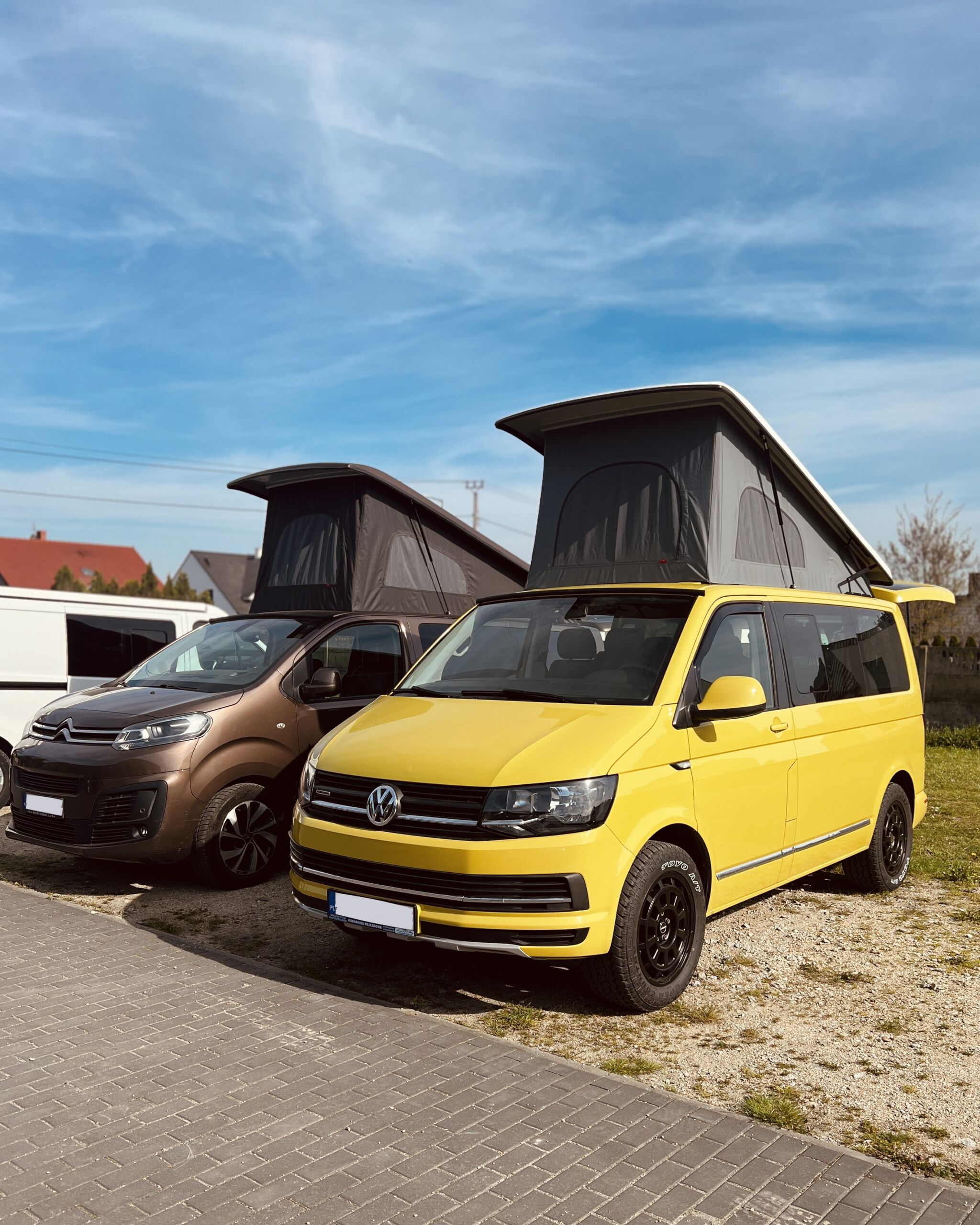 VW Transporter T6 - dach sypialny