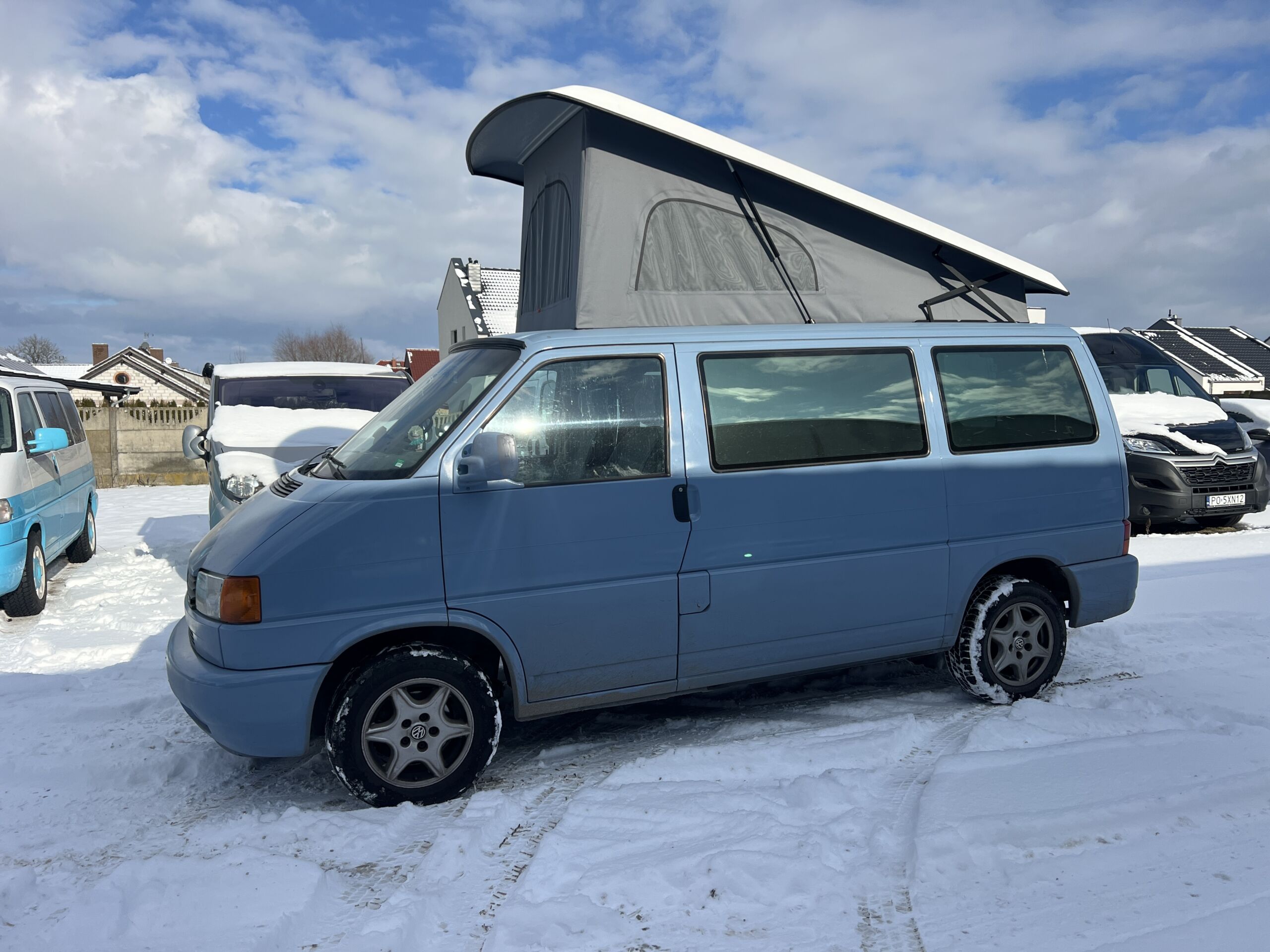 VW T4 montaż dachu sypialnego