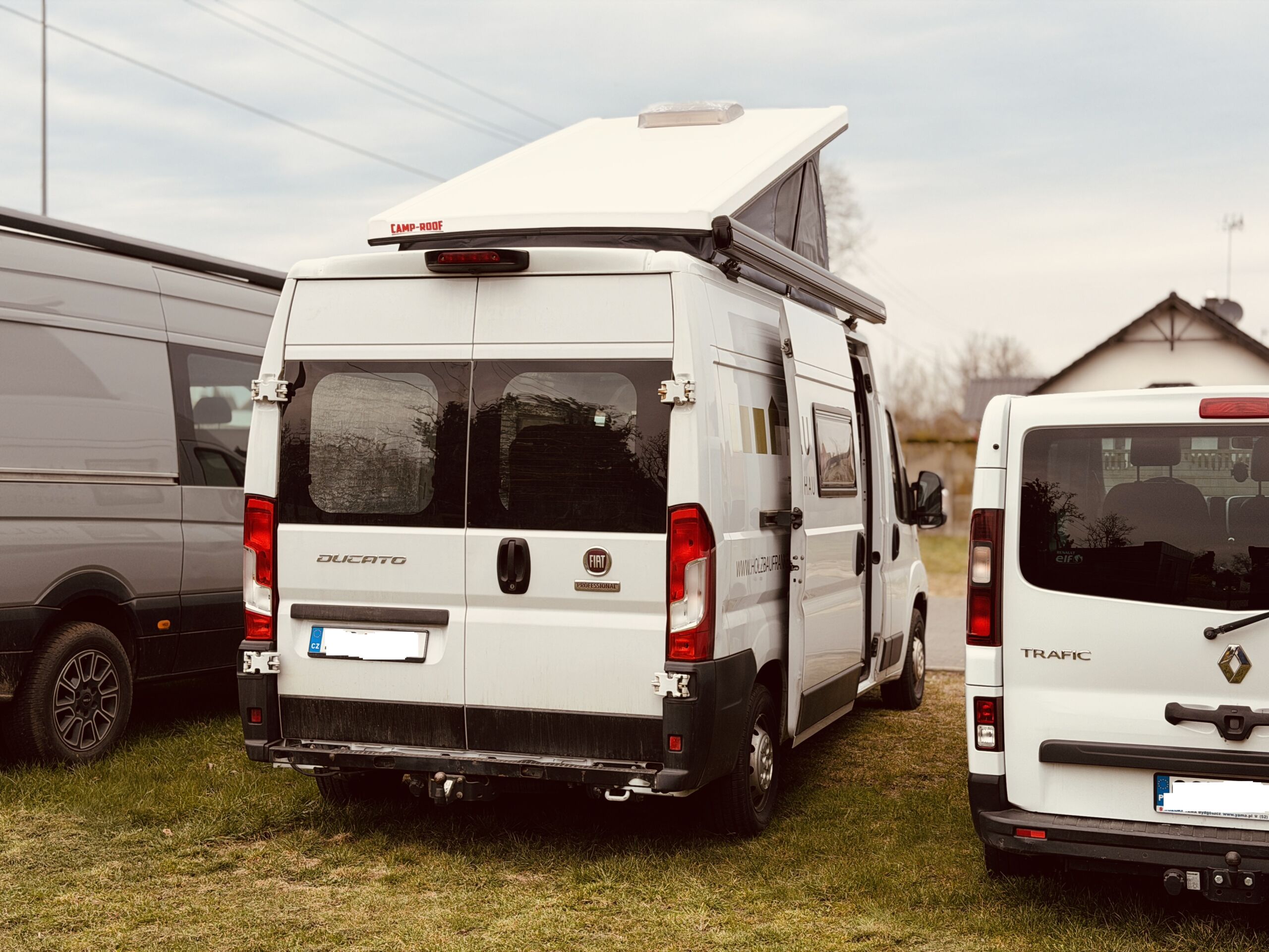 Fiat Ducato montaż dachu sypialnego